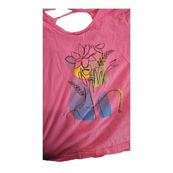 Fashion Collection Medium Pink Short Sleeve T-Shirt - Picture 2 of 7